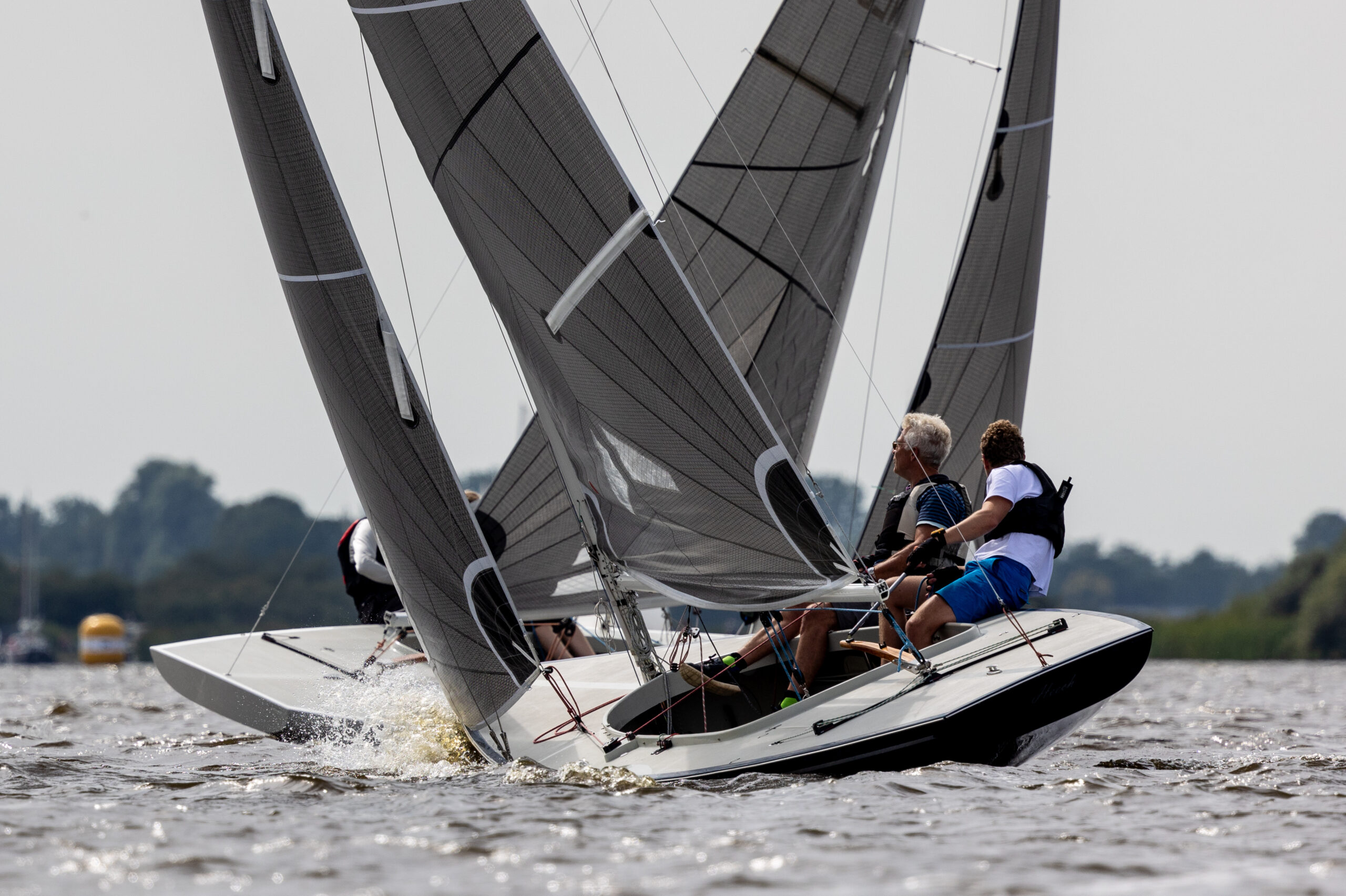 Sneekweek2024Zaterdag G2 Klasse zeilen op sneekermeer fotograaf Eize Hoekstra scaled