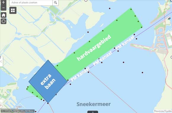 kaart 2e kaart wedstrijdgebied sneekweek 2022