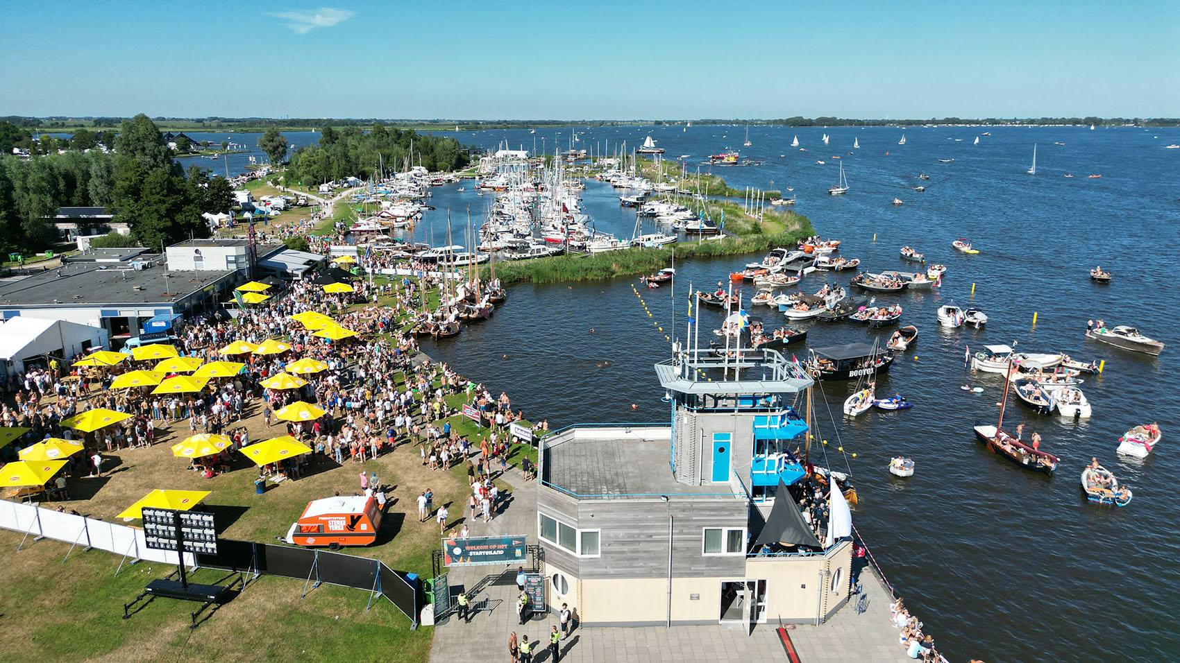 kws sneek starteiland starttoren wedstrijdcentrum sneekweek