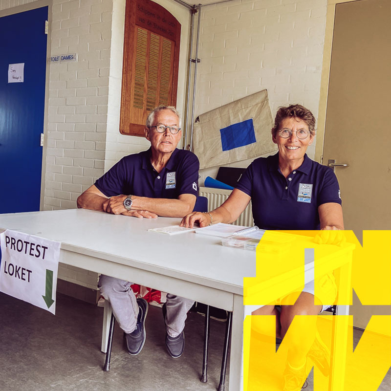 Vrijwilligers van de dag Frans Gort en Chris Burger