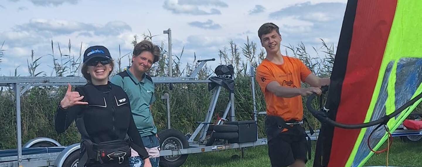 Giny, Daniël en Sam