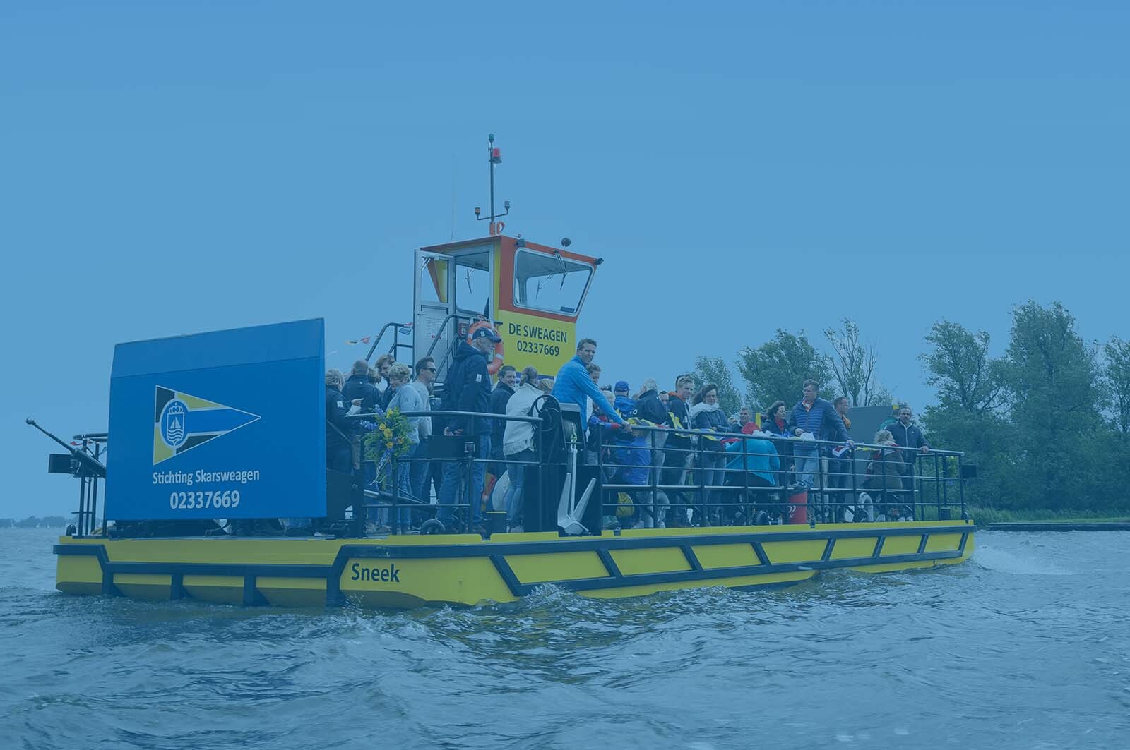 sneekweek pont overtocht starteiland