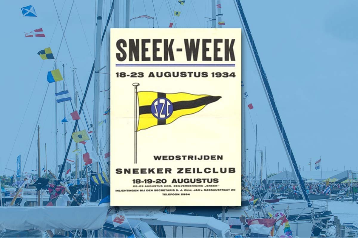 sneekweek poster geschiedenis 1934